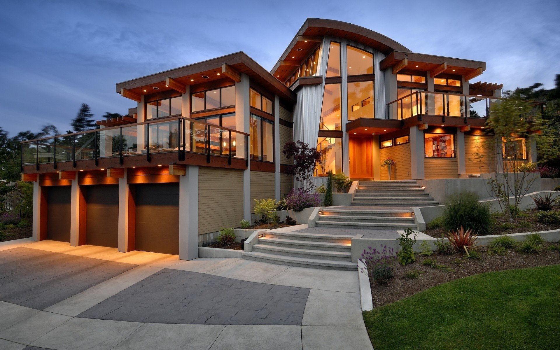 Large residential home exterior