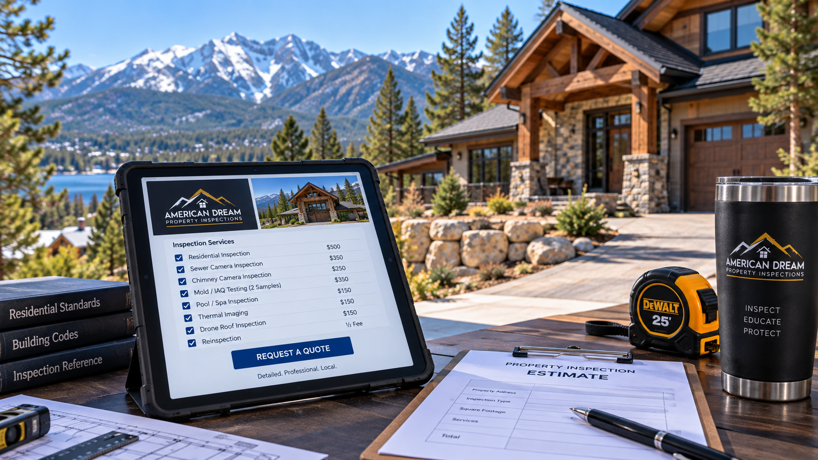 Sample home inspection report from American Dream Property Inspections